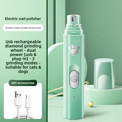 Electric Pet Nail Grinder Trimmer
